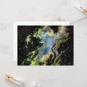 Nebula Painting-Wenskaart Kaart (Voorkant / Achterkant in situ)