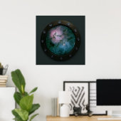 Nebula Porthole Poster (Thuiskantoor)