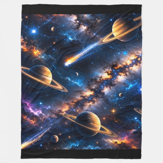 Nebula premium fleece deken (Voorkant)