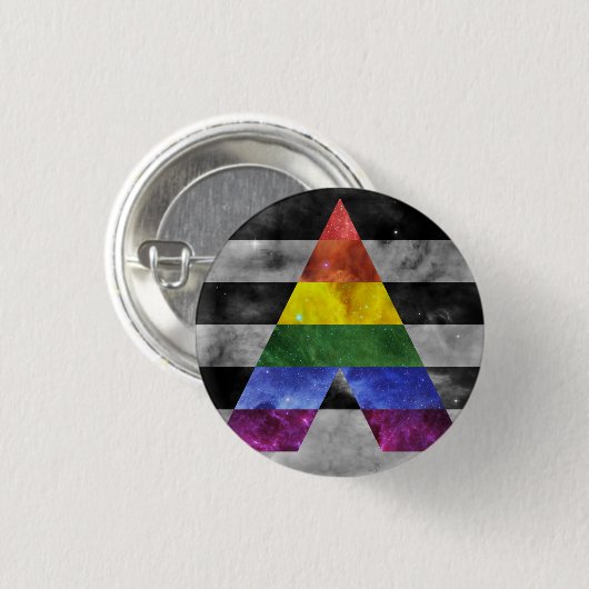 Nebula Pride Badge Ally Ronde Button 3,2 Cm (Voorkant /achterkant)