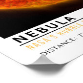 Nebula Ruimte Onderwijs Poster (Hoek)