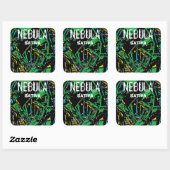 NEBULA SATIVA VIERKANTE STICKER (Vel)