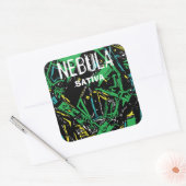 NEBULA SATIVA VIERKANTE STICKER (Envelop)