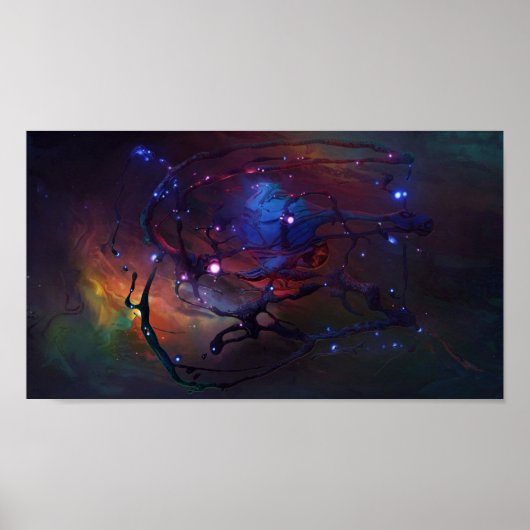 Nebula schilderij van Brian the Tracer Poster (Voorkant)