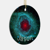 Nebula Science space geek kerstnaam Keramisch Ornament (Rechts)