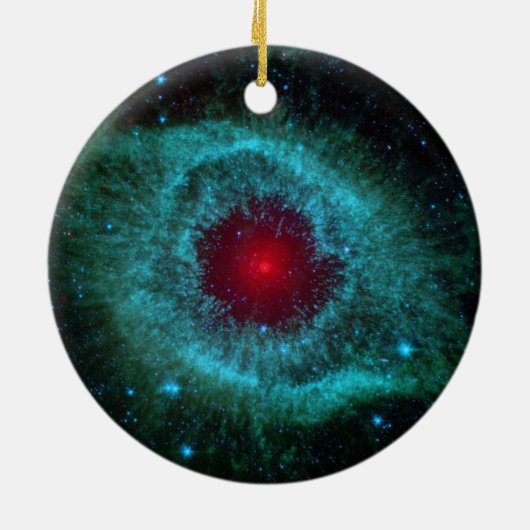 Nebula Science space geek kerstnaam Keramisch Ornament (Achterkant)