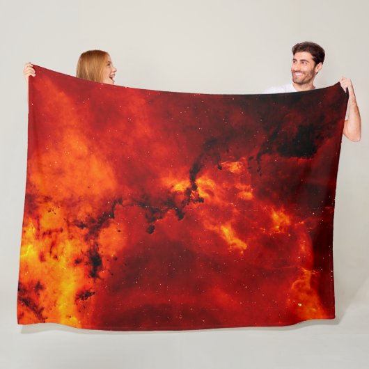 NEBULA STAR CLUSTER FLEECE DEKEN (In situ)