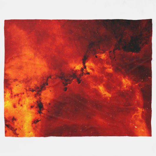 NEBULA STAR CLUSTER FLEECE DEKEN (Voorkant (Horizontaal))