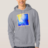 Nebula Stars Blue, Yellow and Milky White. Bestel  Hoodie (Voorkant)