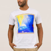 Nebula Stars Blue, Yellow and Milky White. Bestel  T-shirt (Voorkant)