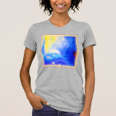 Nebula Stars Blue, Yellow and Milky White. Bestel T-shirt (Voorkant)