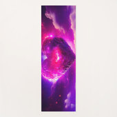 Nebula Stars Celestial Heart Romance Yogamat (Voorkant)
