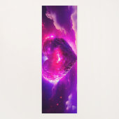 Nebula Stars Celestial Heart Romance Yogamat (Achterkant)