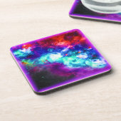 Nebula Stars Digital Art Design. Bestel nu Bier Onderzetter (Linkerzijde)