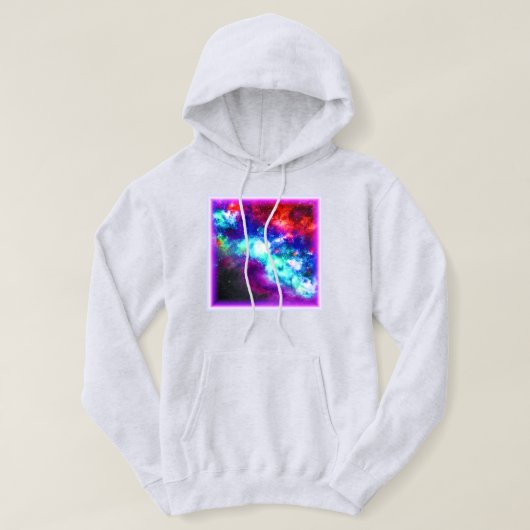 Nebula Stars Digital Art Design. Bestel nu Hoodie (Design voorkant)