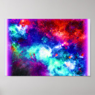 Nebula Stars Digital Art Design. Bestel nu Poster