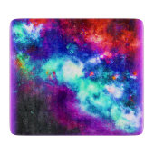 Nebula Stars Digital Art Design. Bestel nu Snijplank (Voorkant)