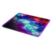 Nebula Stars Digital Art Design. Bestel nu Snijplank (Hoek)