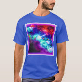Nebula Stars Digital Art Design. Bestel nu T-shirt (Voorkant)