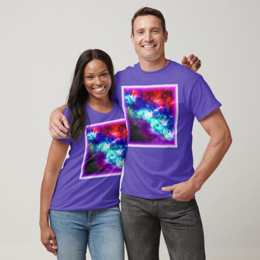 Nebula Stars Digital Art Design. Bestel nu T-shirt (Unisex)