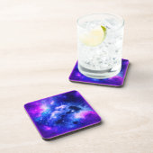 "Nebula Stars" - Een verbluffende digitale kunst m Bier Onderzetter (Rechterzijde)