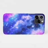 "Nebula Stars" - Een verbluffende digitale kunst m iPhone Hoesje (Achterkant horizontaal)