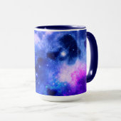 "Nebula Stars" - Een verbluffende digitale kunst m Mok (Voorkant rechts)