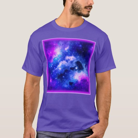 "Nebula Stars" - Een verbluffende digitale kunst m T-shirt (Voorkant)