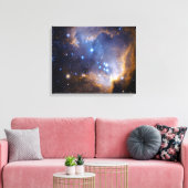 Nebula Stars Galaxy Canvas Afdruk (Insitu (Woonkamer))