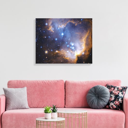 Nebula Stars Galaxy Canvas Afdruk (Insitu (Woonkamer))