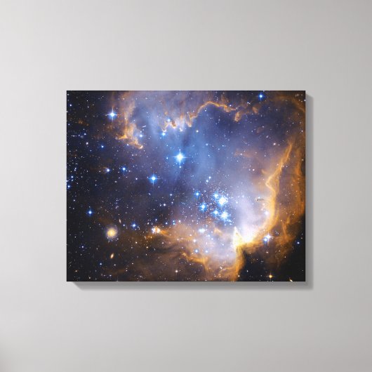 Nebula Stars Galaxy Canvas Afdruk (Voorkant)