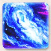 Nebula Stars Mooi design. Bestel nu Bier Onderzetter (Voorkant)