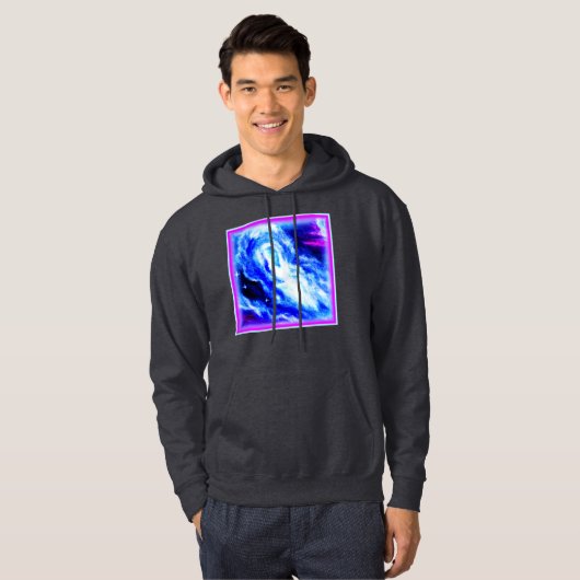 Nebula Stars Mooi design. Bestel nu Hoodie (Voorkant volledig)