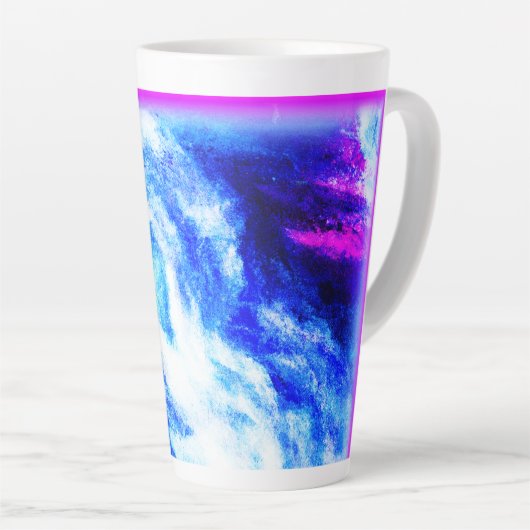 Nebula Stars Mooi design. Bestel nu Latte Mok (Rechterhoek)