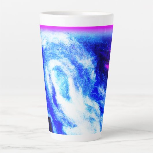 Nebula Stars Mooi design. Bestel nu Latte Mok (Voorkant)