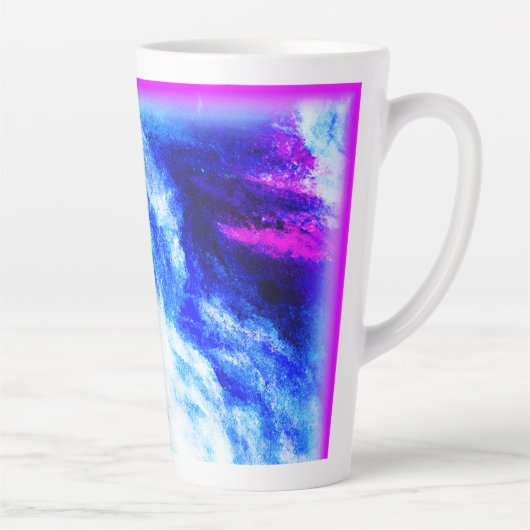 Nebula Stars Mooi design. Bestel nu Latte Mok (Rechts)