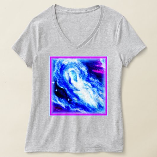 Nebula Stars Mooi design. Bestel nu T-shirt (Laagn)