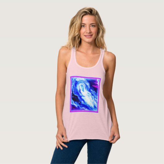 Nebula Stars Mooi design. Bestel nu Tanktop (Volledige Voorkant)