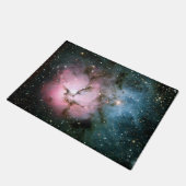 Nebula sterren galaxy hipster geek coole space sci deurmat (Schuin)