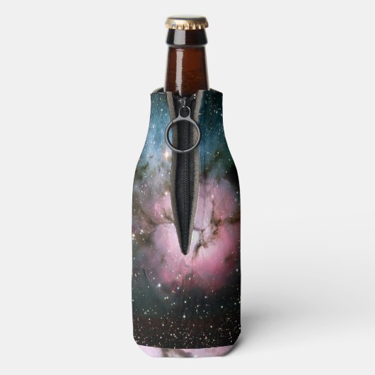 Nebula sterren galaxy hipster geek coole space sci flesjeskoeler (Fles Achterkant)
