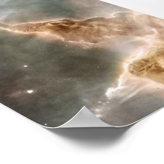 Nebula van Hubble Poster (Hoek)