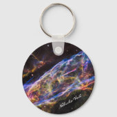 Nebula Veil, Hubble Astronomy/Galaxy Sleutelhanger (Voorkant)