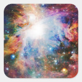 Nebula Vierkante Sticker (Voorkant)