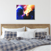 Nebulae 1 omwikkeld canvas (Insitu (Slaapkamer))