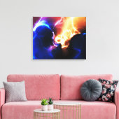 Nebulae 1 omwikkeld canvas afdruk (Insitu (Woonkamer))