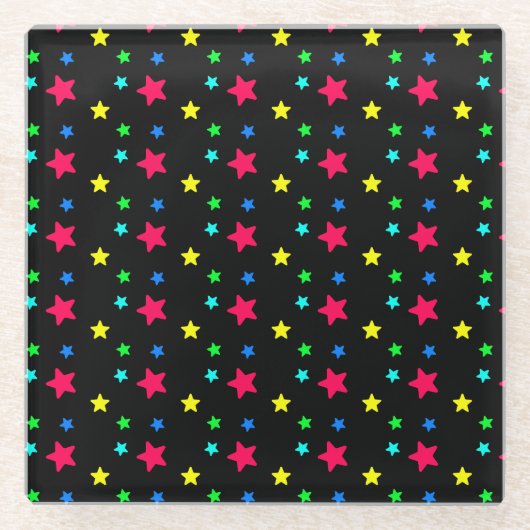 Nebulae Glazen Onderzetter (Voorkant)