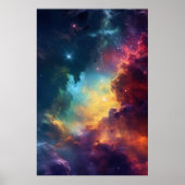 Nebulae Overture: Planetaire wandtapijt Poster (Voorkant)