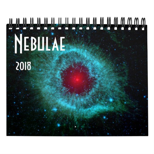 Nebulae Space Astronomy 2018 Universe NASA Kalender (Hoes)