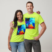 Nebulae's regenboog van kleuren. Bestel nu T-shirt (Unisex)