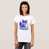 Nebulafox Kawaii Cosmic Fox Shirt (Voorkant volledig)
